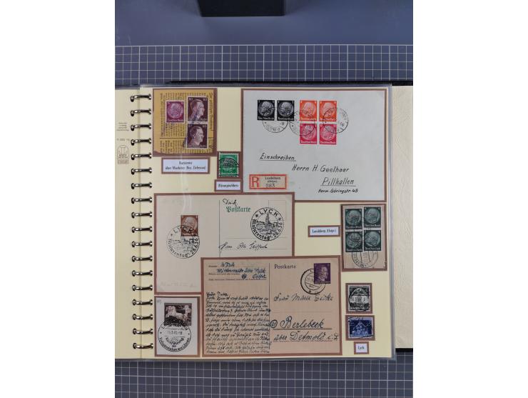 1875/45, umfangreiche Sammlung mit einigen hundert Briefen, Karten und Ganzsachen sowie einigen Briefstücken und losen Marken