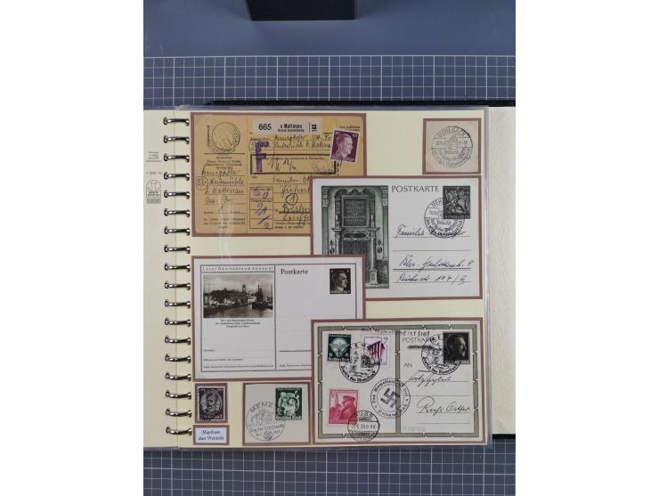 1875/45, umfangreiche Sammlung mit einigen hundert Briefen, Karten und Ganzsachen sowie einigen Briefstücken und losen Marken