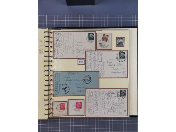 1875/45, umfangreiche Sammlung mit einigen hundert Briefen, Karten und Ganzsachen sowie einigen Briefstücken und losen Marken