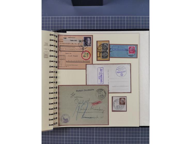 1875/45, umfangreiche Sammlung mit einigen hundert Briefen, Karten und Ganzsachen sowie einigen Briefstücken und losen Marken