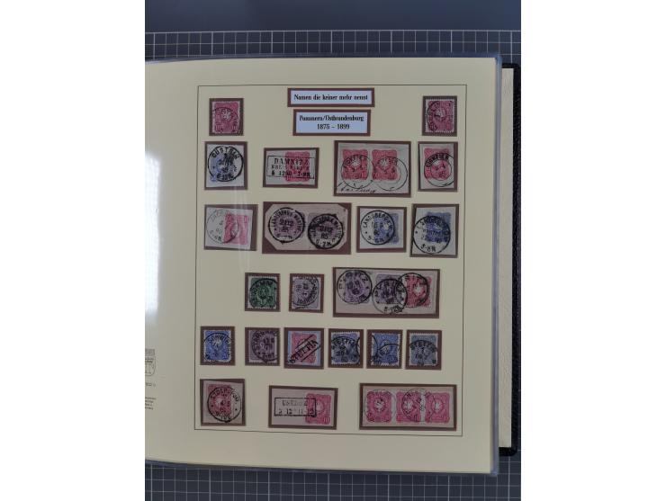 1875/45, umfangreiche Sammlung mit einigen hundert Briefen, Karten und Ganzsachen sowie einigen Briefstücken und losen Marken