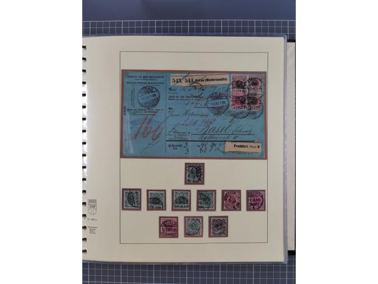 1875/45, umfangreiche Sammlung mit einigen hundert Briefen, Karten und Ganzsachen sowie einigen Briefstücken und losen Marken