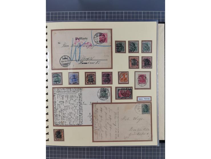 1875/45, umfangreiche Sammlung mit einigen hundert Briefen, Karten und Ganzsachen sowie einigen Briefstücken und losen Marken