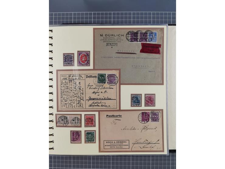 1875/45, umfangreiche Sammlung mit einigen hundert Briefen, Karten und Ganzsachen sowie einigen Briefstücken und losen Marken