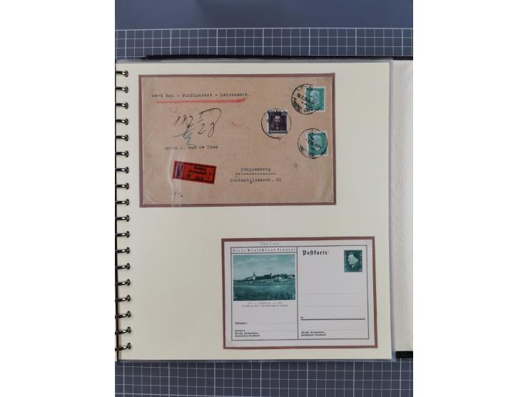 1875/45, umfangreiche Sammlung mit einigen hundert Briefen, Karten und Ganzsachen sowie einigen Briefstücken und losen Marken