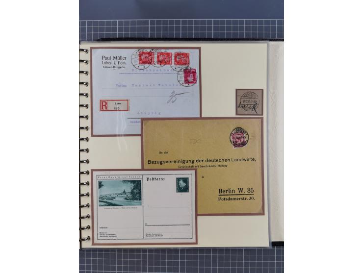 1875/45, umfangreiche Sammlung mit einigen hundert Briefen, Karten und Ganzsachen sowie einigen Briefstücken und losen Marken