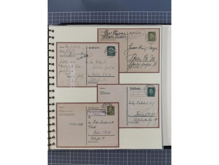 1875/45, umfangreiche Sammlung mit einigen hundert Briefen, Karten und Ganzsachen sowie einigen Briefstücken und losen Marken