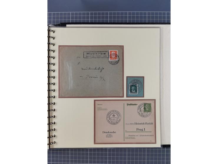 1875/45, umfangreiche Sammlung mit einigen hundert Briefen, Karten und Ganzsachen sowie einigen Briefstücken und losen Marken