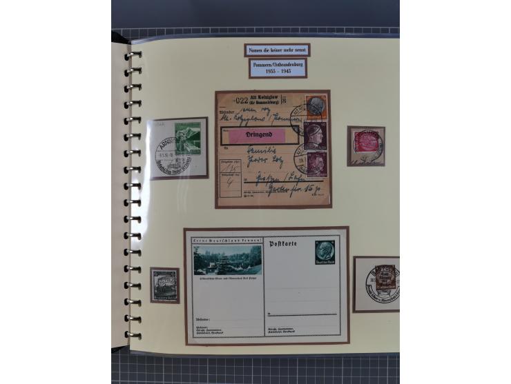 1875/45, umfangreiche Sammlung mit einigen hundert Briefen, Karten und Ganzsachen sowie einigen Briefstücken und losen Marken