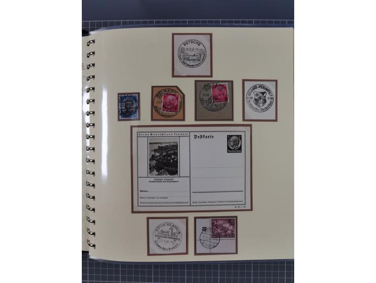 1875/45, umfangreiche Sammlung mit einigen hundert Briefen, Karten und Ganzsachen sowie einigen Briefstücken und losen Marken