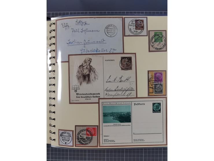 1875/45, umfangreiche Sammlung mit einigen hundert Briefen, Karten und Ganzsachen sowie einigen Briefstücken und losen Marken