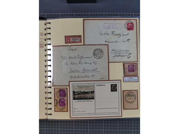 1875/45, umfangreiche Sammlung mit einigen hundert Briefen, Karten und Ganzsachen sowie einigen Briefstücken und losen Marken