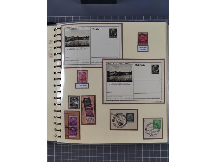 1875/45, umfangreiche Sammlung mit einigen hundert Briefen, Karten und Ganzsachen sowie einigen Briefstücken und losen Marken