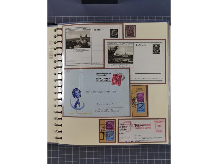 1875/45, umfangreiche Sammlung mit einigen hundert Briefen, Karten und Ganzsachen sowie einigen Briefstücken und losen Marken