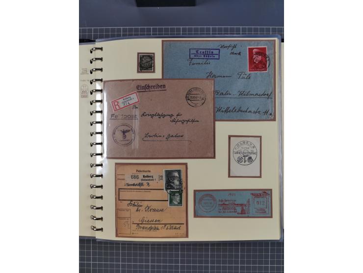 1875/45, umfangreiche Sammlung mit einigen hundert Briefen, Karten und Ganzsachen sowie einigen Briefstücken und losen Marken