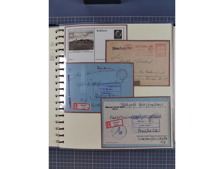 1875/45, umfangreiche Sammlung mit einigen hundert Briefen, Karten und Ganzsachen sowie einigen Briefstücken und losen Marken