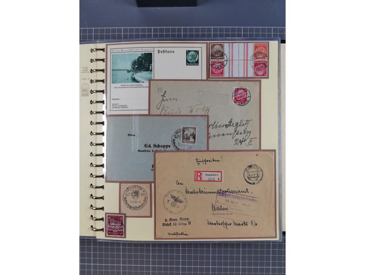 1875/45, umfangreiche Sammlung mit einigen hundert Briefen, Karten und Ganzsachen sowie einigen Briefstücken und losen Marken