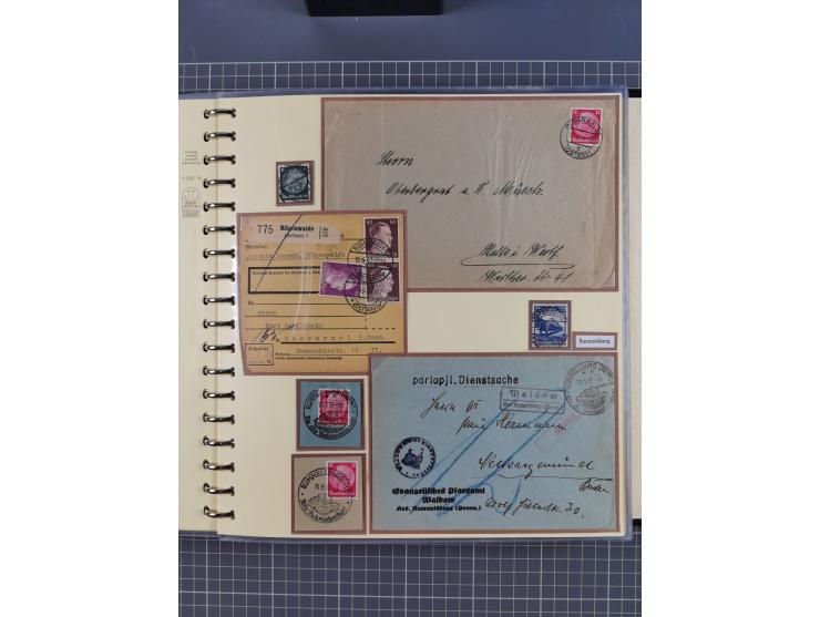 1875/45, umfangreiche Sammlung mit einigen hundert Briefen, Karten und Ganzsachen sowie einigen Briefstücken und losen Marken