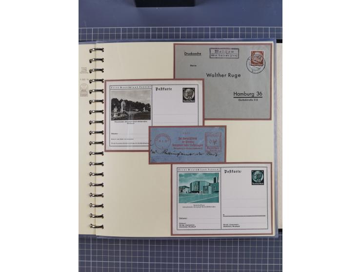 1875/45, umfangreiche Sammlung mit einigen hundert Briefen, Karten und Ganzsachen sowie einigen Briefstücken und losen Marken