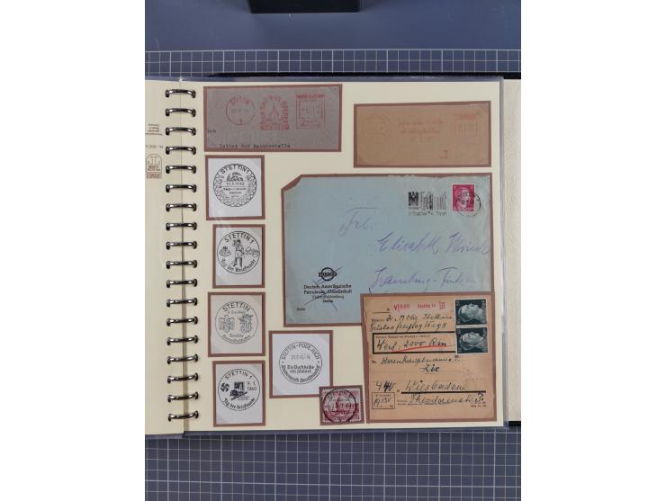 1875/45, umfangreiche Sammlung mit einigen hundert Briefen, Karten und Ganzsachen sowie einigen Briefstücken und losen Marken