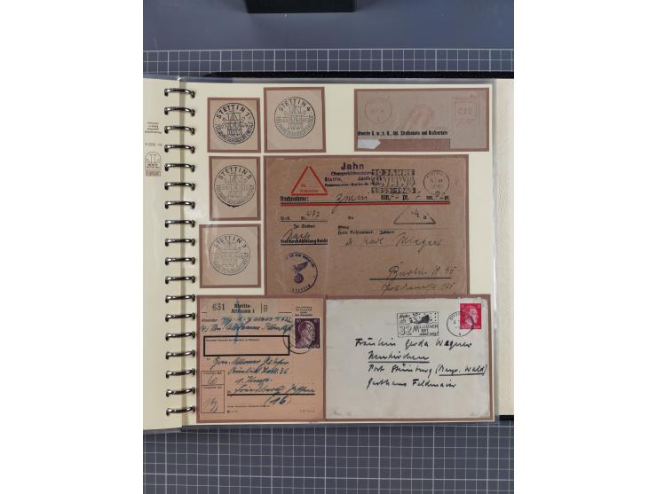 1875/45, umfangreiche Sammlung mit einigen hundert Briefen, Karten und Ganzsachen sowie einigen Briefstücken und losen Marken