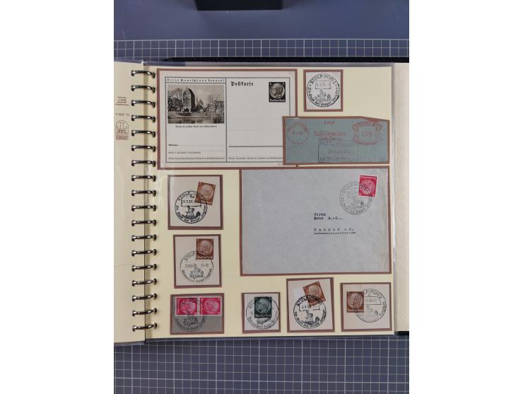 1875/45, umfangreiche Sammlung mit einigen hundert Briefen, Karten und Ganzsachen sowie einigen Briefstücken und losen Marken