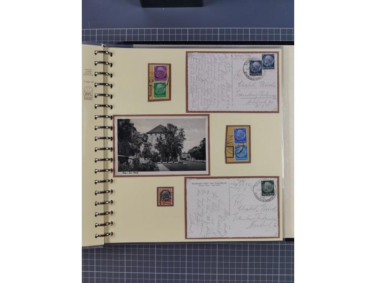 1875/45, umfangreiche Sammlung mit einigen hundert Briefen, Karten und Ganzsachen sowie einigen Briefstücken und losen Marken