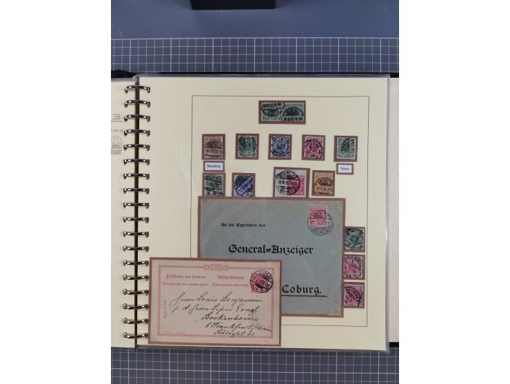 1875/45, umfangreiche Sammlung mit einigen hundert Briefen, Karten und Ganzsachen sowie einigen Briefstücken und losen Marken