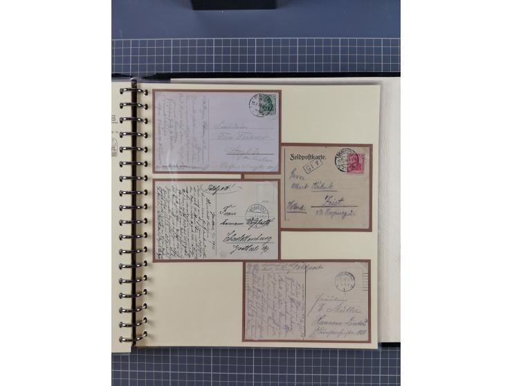 1875/45, umfangreiche Sammlung mit einigen hundert Briefen, Karten und Ganzsachen sowie einigen Briefstücken und losen Marken