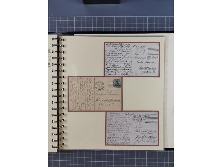 1875/45, umfangreiche Sammlung mit einigen hundert Briefen, Karten und Ganzsachen sowie einigen Briefstücken und losen Marken