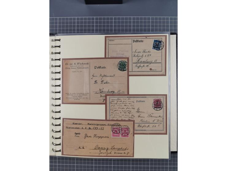 1875/45, umfangreiche Sammlung mit einigen hundert Briefen, Karten und Ganzsachen sowie einigen Briefstücken und losen Marken