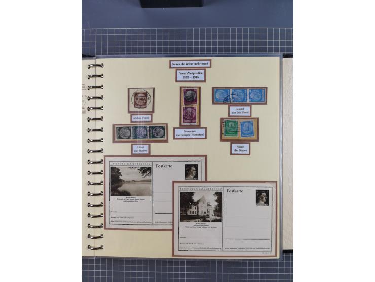 1875/45, umfangreiche Sammlung mit einigen hundert Briefen, Karten und Ganzsachen sowie einigen Briefstücken und losen Marken