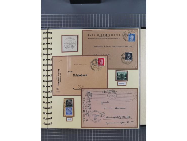 1875/45, umfangreiche Sammlung mit einigen hundert Briefen, Karten und Ganzsachen sowie einigen Briefstücken und losen Marken