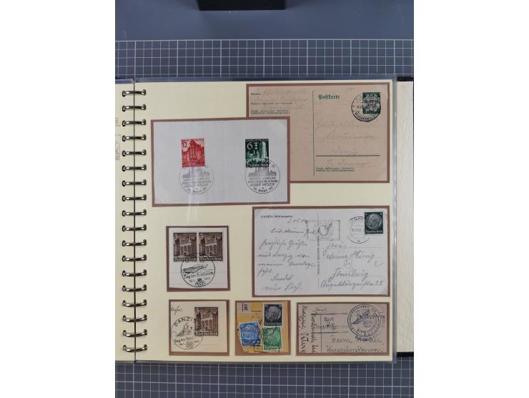 1875/45, umfangreiche Sammlung mit einigen hundert Briefen, Karten und Ganzsachen sowie einigen Briefstücken und losen Marken