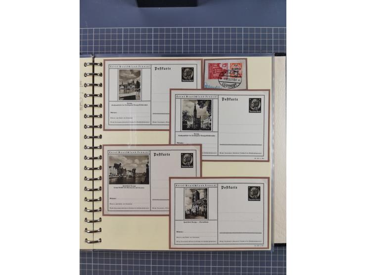 1875/45, umfangreiche Sammlung mit einigen hundert Briefen, Karten und Ganzsachen sowie einigen Briefstücken und losen Marken