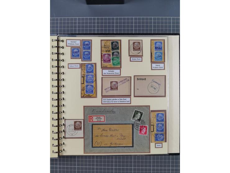 1875/45, umfangreiche Sammlung mit einigen hundert Briefen, Karten und Ganzsachen sowie einigen Briefstücken und losen Marken