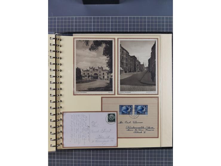 1875/45, umfangreiche Sammlung mit einigen hundert Briefen, Karten und Ganzsachen sowie einigen Briefstücken und losen Marken