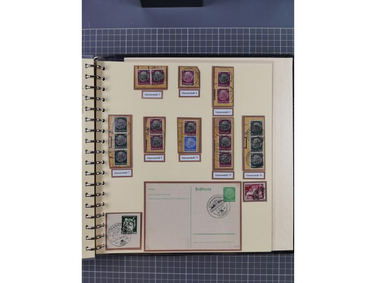 1875/45, umfangreiche Sammlung mit einigen hundert Briefen, Karten und Ganzsachen sowie einigen Briefstücken und losen Marken