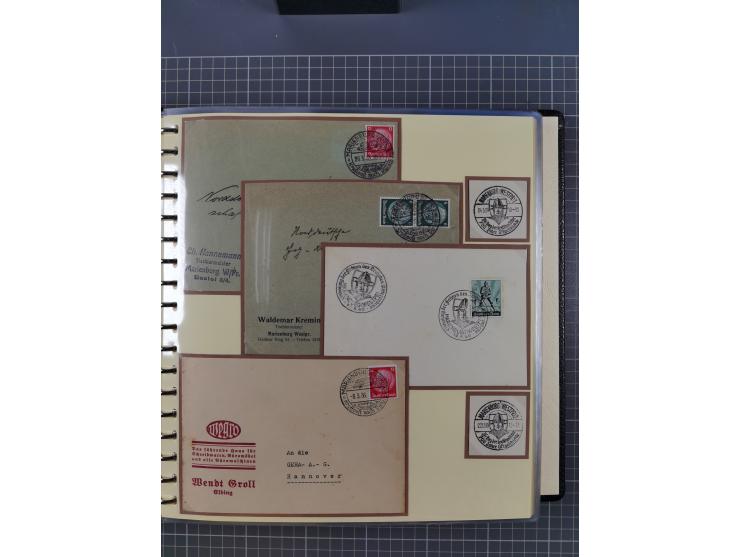 1875/45, umfangreiche Sammlung mit einigen hundert Briefen, Karten und Ganzsachen sowie einigen Briefstücken und losen Marken