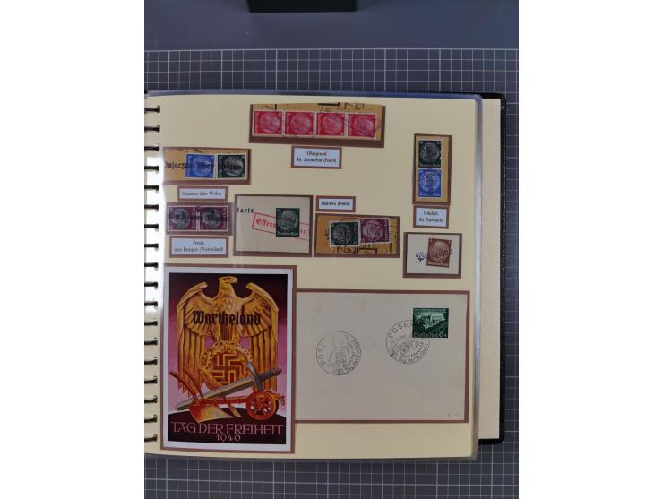 1875/45, umfangreiche Sammlung mit einigen hundert Briefen, Karten und Ganzsachen sowie einigen Briefstücken und losen Marken