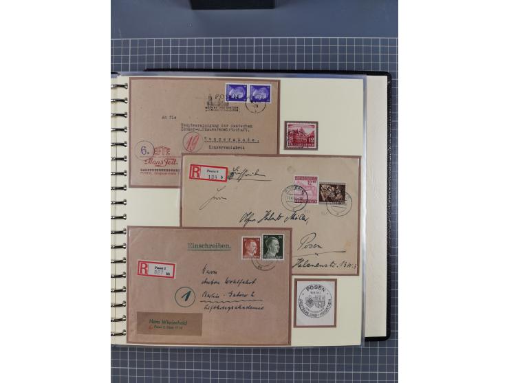 1875/45, umfangreiche Sammlung mit einigen hundert Briefen, Karten und Ganzsachen sowie einigen Briefstücken und losen Marken