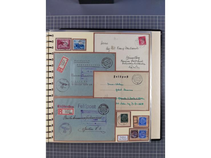 1875/45, umfangreiche Sammlung mit einigen hundert Briefen, Karten und Ganzsachen sowie einigen Briefstücken und losen Marken