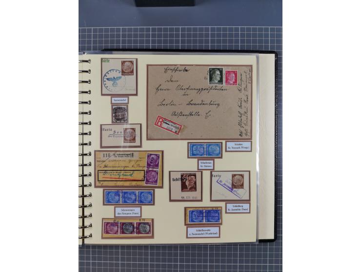 1875/45, umfangreiche Sammlung mit einigen hundert Briefen, Karten und Ganzsachen sowie einigen Briefstücken und losen Marken