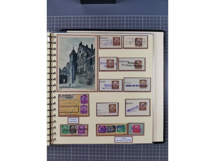 1875/45, umfangreiche Sammlung mit einigen hundert Briefen, Karten und Ganzsachen sowie einigen Briefstücken und losen Marken