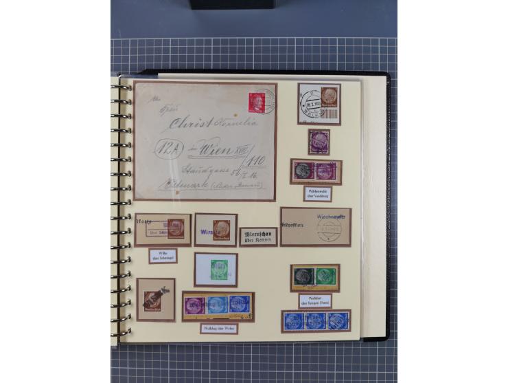 1875/45, umfangreiche Sammlung mit einigen hundert Briefen, Karten und Ganzsachen sowie einigen Briefstücken und losen Marken