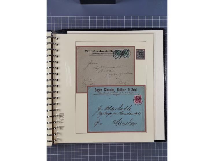 1875/45, umfangreiche Sammlung mit einigen hundert Briefen, Karten und Ganzsachen sowie einigen Briefstücken und losen Marken