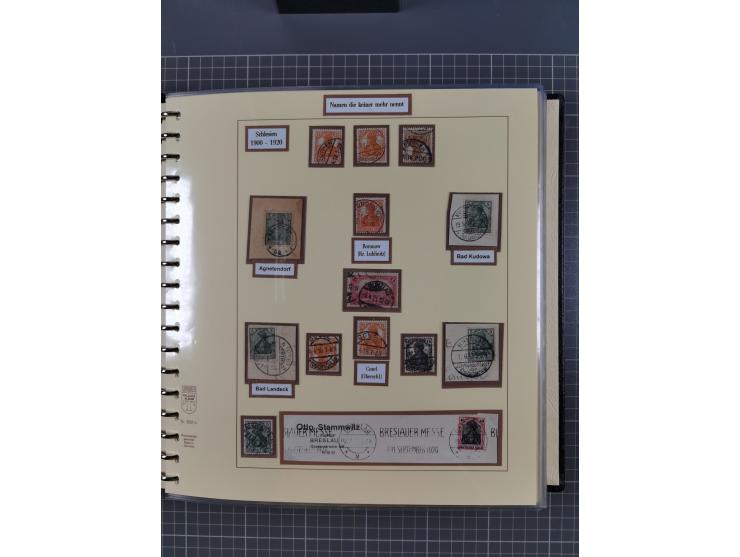 1875/45, umfangreiche Sammlung mit einigen hundert Briefen, Karten und Ganzsachen sowie einigen Briefstücken und losen Marken