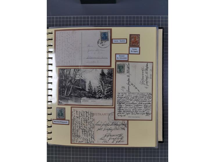 1875/45, umfangreiche Sammlung mit einigen hundert Briefen, Karten und Ganzsachen sowie einigen Briefstücken und losen Marken