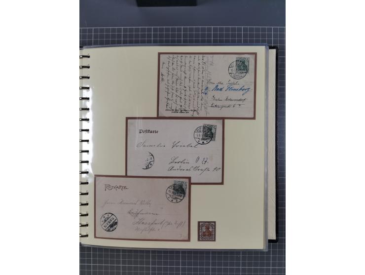 1875/45, umfangreiche Sammlung mit einigen hundert Briefen, Karten und Ganzsachen sowie einigen Briefstücken und losen Marken