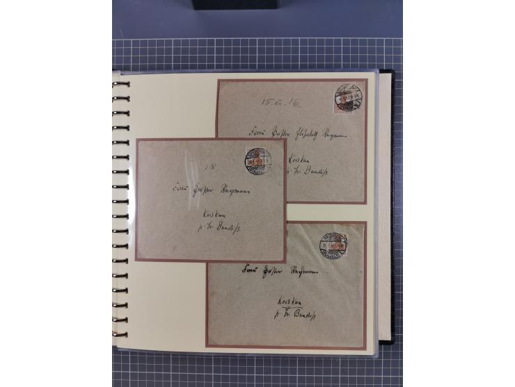 1875/45, umfangreiche Sammlung mit einigen hundert Briefen, Karten und Ganzsachen sowie einigen Briefstücken und losen Marken